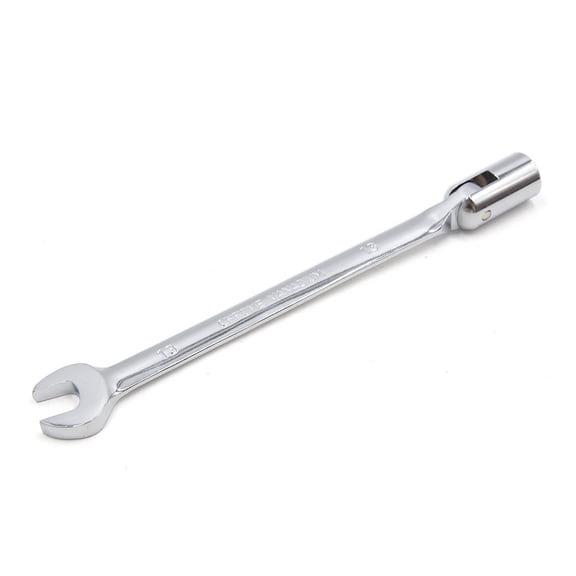 Unique Bargains 13mm Swivel Head Combination Socket Spanner Wrench Auto Car Repairing Tool Silver Tone