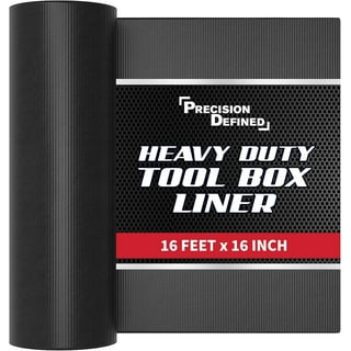 ONREVA Tool Box Liner 24 inch Wide x 24 ft Large, 4mm Thick Heavy Duty  Toolbox Drawer Liners, Rolling Tool Chest Foam, Shelf Rubber Mat, Red  Non-Slip