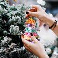 thumbnail image 7 of Yhmxh Mini Crochet Christmas Tree Hanging Ornaments with Bell Handmade, Hand-Knitted Car Mirror Hanging Accessories Christmas Decor Xmas Cheer Gifts Christmas Tree Decorations for Home Decor Party, 7 of 7