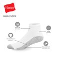 thumbnail image 4 of Calcetines Hanes para hombre, 14 pares, tobilleros, absorbentes de humedad, talla 12-14, 4 of 5