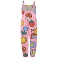 thumbnail image 3 of Gzbliryd Girls Romper One Piece Girls' Jumpsuits & Rompers Casual Ruffle Sleeve Round Neck Romper Girl's One-Piece Suit for Girls Casual Overalls with Pockets (Pink,4-5 Years), 3 of 3