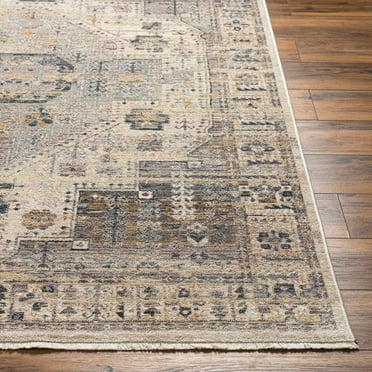 Hauteloom Iiona Living Room, Bedroom Area Rug - Brown, Gray - 2'7" x 4'11"