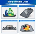 thumbnail image 3 of CUITING Serving Tray Non Slip TV Dinner Food Tray With Handles - Nonskid Anti Spill Plastic Food Carrying Tray - Rectangular - 1pc, 3 of 7