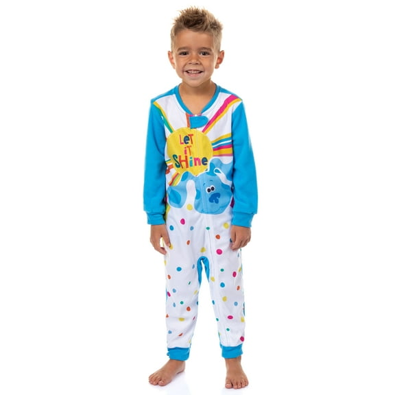 Nickelodeon Toddler Boys' Blue's Clues Union Suit Footless Sleep Pajama