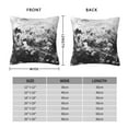thumbnail image 4 of YFYANG Square Decorative Throw Pillow Case (Without Pillow Insert), Grey Abstract Texture Bedroom Sofa Car Cushion Cover, 20"x20", 4 of 9