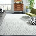 thumbnail image 2 of SAFAVIEH Adirondack Caitriona Geometric Squares Area Rug, Light Grey/Dark Grey, 9' x 12', 2 of 14