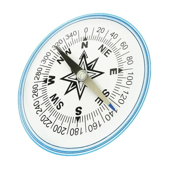 Huhudde 100mm Round Orienteering Compasses Navigation Compasses Outdoor Equipment Large Pocket Compasses for Camping & Hiking