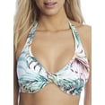 thumbnail image 1 of Profile by Gottex Womens Tropico Underwire Halter Top D-Cups Style-E2101-1D29 Swimsuit, 1 of 2