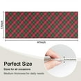 thumbnail image 5 of Red and Green Checkerboard Checkered Pattern Kitchen Rug Mat,Kitchen Runner Rugs Non Skid Washable,Decorative Kitchen Floor Mats for Kitchen,Sink,Laundry,17"X47", 5 of 5