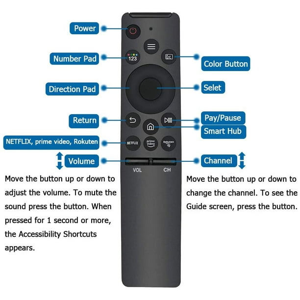Universal - Nouvelle télécommande Bluetooth avec microphone pour