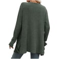 thumbnail image 4 of Cardigan Sweaters for Women Lightweight Open Front Long Sweater Plus Size Knit Casual Fall Outfits with Pocket, 4 of 4