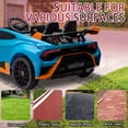 thumbnail image 7 of Xuanlur 24V Ride on Toys for Big Kids, Licensed Lamborghini Ride on Car with Front EVA Wheel, 24V Battery Powered Toy with Remote Control, 360° Spin, LED Lights, Music, Drift Feature, Blue, 7 of 7
