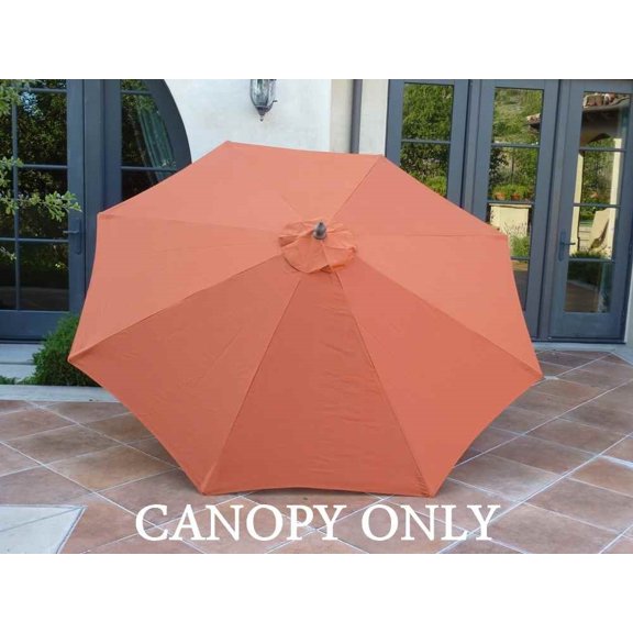 Covered Living 9ft Umbrella Replacement Canopy 8 Ribs in Terra (Canopy Only)