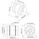 thumbnail image 2 of 3 Inch In-Line Blowers Boat Bilge Blower Cool Fan Marine Cabin Ventilation 12V,RV and Marine Accesso, 2 of 5