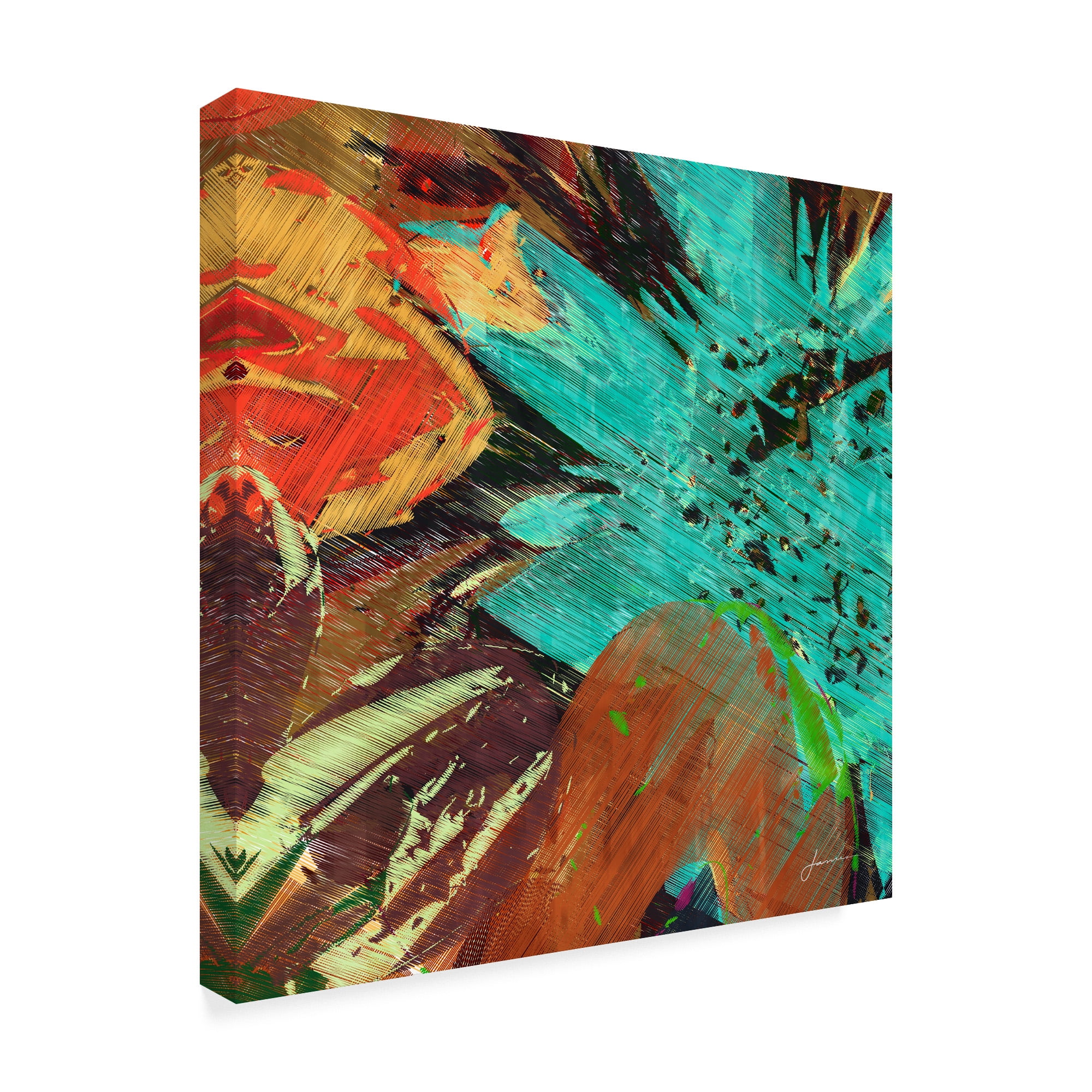 Trademark Fine Art 'Floragraph VI' Canvas Art by James Burghardt