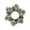 B-A, variant on Artificial Holly Mini Candle Wreath, Plastic Leaves Easy Clean, Fits 3-4 Inch Candle, Table Centerpiece Mantel, Dinner Party Elegance, Christmas Feast Gift