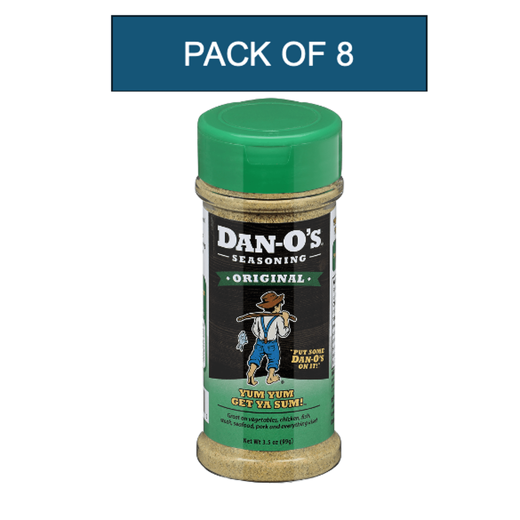 (8 pack) Dan-O's Original All-Purpose Seasoning for Grilling and Cooking - Small Bottle 3.5 oz