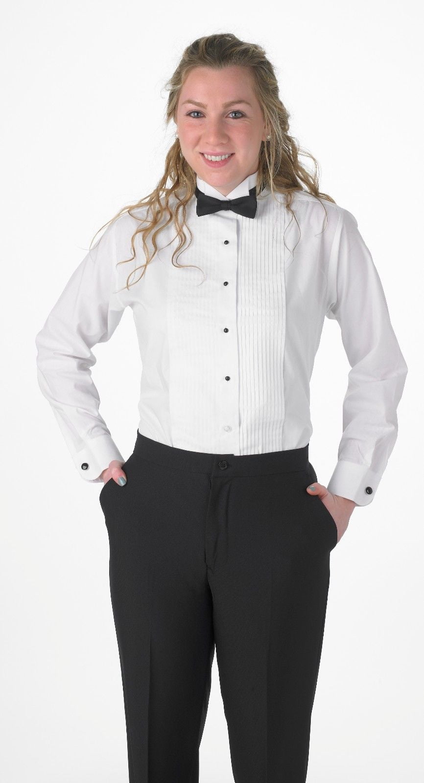 Men Tops, Tees & Shirts Elaine Karen Premium Mens Tuxedo Long Sleeve Shirt Wing-Tip Collar with 