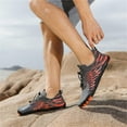 thumbnail image 5 of Barefoot Shoes for Women, Quick Dry Non-Slip Aqua Swim Shoes, Breathable Slip-on Beach Wide Toe Water Shoes, Lightweight Hike Footwear Barefoot Womens for Walking, Fishing, Surfing, Yoga, 5 of 17
