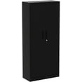 thumbnail image 5 of Metal Garage Storage Cabinet with 2 Doors and 5 Adjustable Shelves - 71" Steel Lockable File Cabinet,Locking Tool Cabinets for Office,Home,Garage,Gym,School (Black), 5 of 9