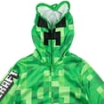 thumbnail image 3 of Sudadera con capucha Minecraft Creeper para niños pequeños con máscara de 6 años, 3 of 8