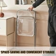 thumbnail image 5 of WXJHL Folding Chair 6 Pack Acrylic Foldable Portable Plastic Chair,Easy to Use and Store Comfortable Portable Party Chairs for Home,Office,Party,Comfy,Transparent Crystals, 5 of 6
