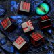 thumbnail image 4 of Metal Dice, 6PCS Heavy Solid Metallic Dice Set for D&D Red Black, 4 of 5