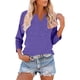 thumbnail image 3 of Ailaofu Summer Tops for Women 3/4 Length Sleeve Womens Trendy Clothes Woman Casual Basic Tees Shirts, 3 of 6