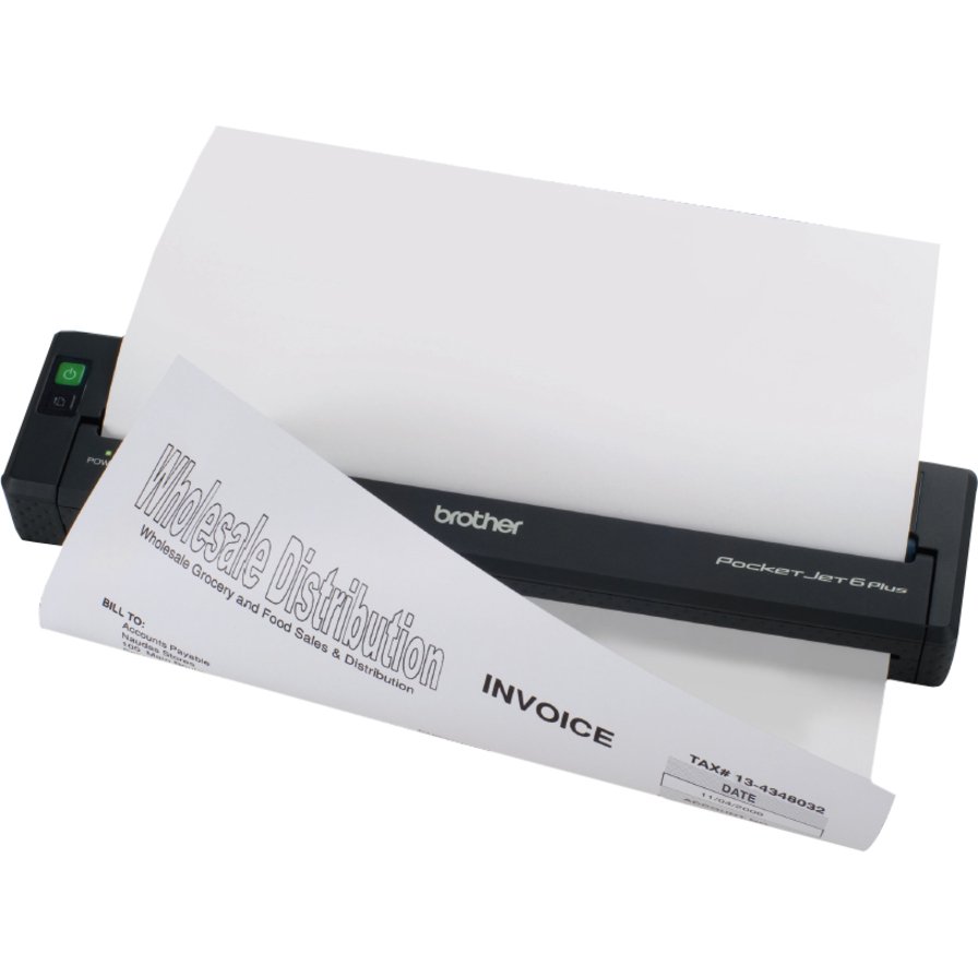 Brother PocketJet PocketJet 6 Plus Direct Thermal Printer, Monochrome