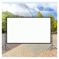 thumbnail image 1 of 16:9 HD Display Foldable Portable 4K Projector Screen With Stand 120inch Movie Video Projection Screen Indoor Outdoor Curtain ,Easy to Use, 1 of 6