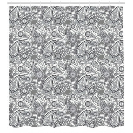 Paisley Shower Curtain Soft Digital Traditional Persian Ornate