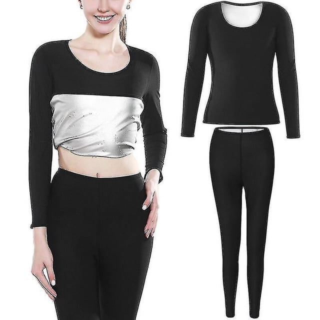 Trajes de Sauna sin costuras para mujer, mallas deportivas moldeadoras de cuerpo, entrenador de cintura, camisas adelgazantes, conjuntos de ropa moldeadora