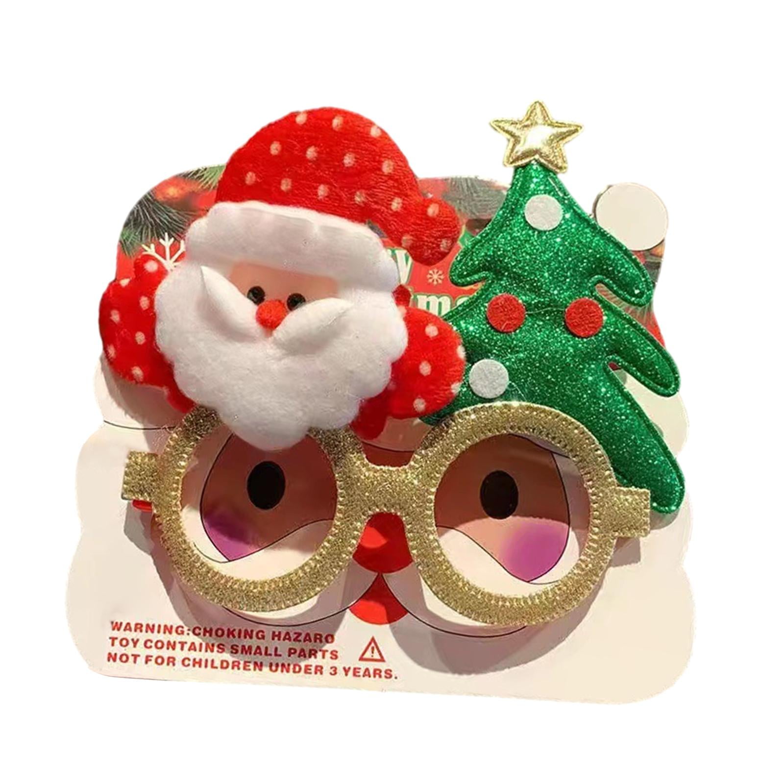 Divertidas gafas navideñas para niños y adultos, lindo marco navideño ...