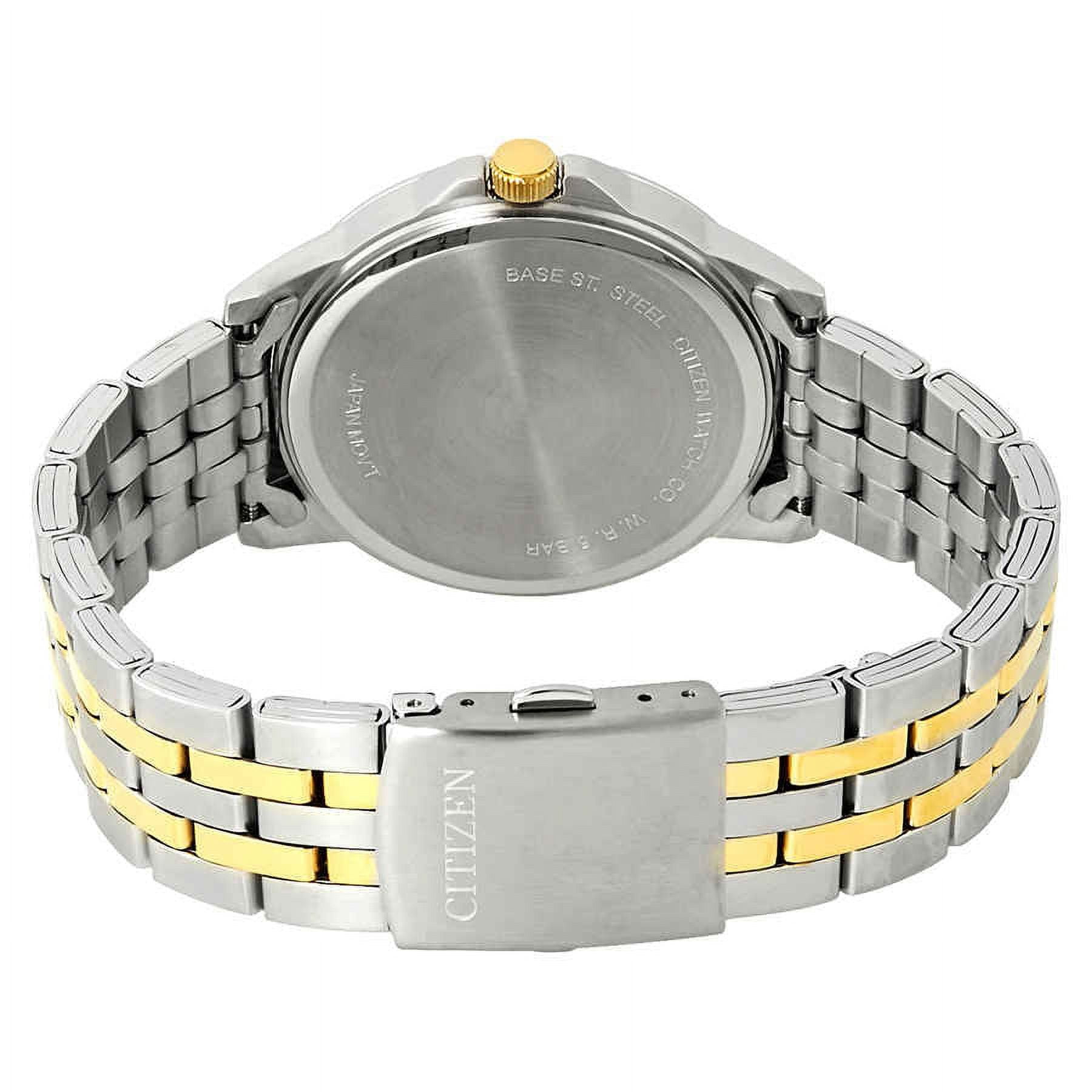Citizen Mens Quartz Day Date Watch Black Dial Two Tone Case Bracelet in Nepal at NPR 18941 Rating 5