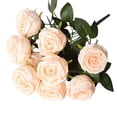 thumbnail image 2 of For Champagne artificial roses: elegant floral decoration for weddings and home, 2 of 7