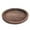 Distressed Brown, variant on Gusatve Wood Candle Plate Holder Round Wooden Serving Tray Rustic Decorative Pillar Candle Trays for Home Farmhouse Centerpiece Coffee Table Decor, Brown