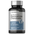 thumbnail image 1 of Suplemento Horbäach, glucosamina, condroitina, MSM, cúrcuma, 360 tabletas, 1 of 7