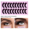 thumbnail image 5 of Pestañas postizas con efecto rizado y esponjoso, pestañas postizas para extensiones de pestañas de maquillaje, paquete de 10 pares, 5 of 5