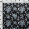 thumbnail image 3 of oneOone Velvet Black Fabric Florals Diy Clothing Quilting Fabric Print Fabric By Yard 58 Inch Wide, 3 of 7