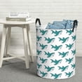 thumbnail image 5 of Goofa Cartoon Shark Printed Circular Hamper,Laundry Basket with Handles,Storage Baskets Foldable,Large Capacity Laundry Hamper-, 5 of 8