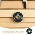 thumbnail image 6 of CTIRCHIU Hanging Rail Track Pulley Sliding Door Pulley Wheel Black POM 2Pcs, 6 of 8