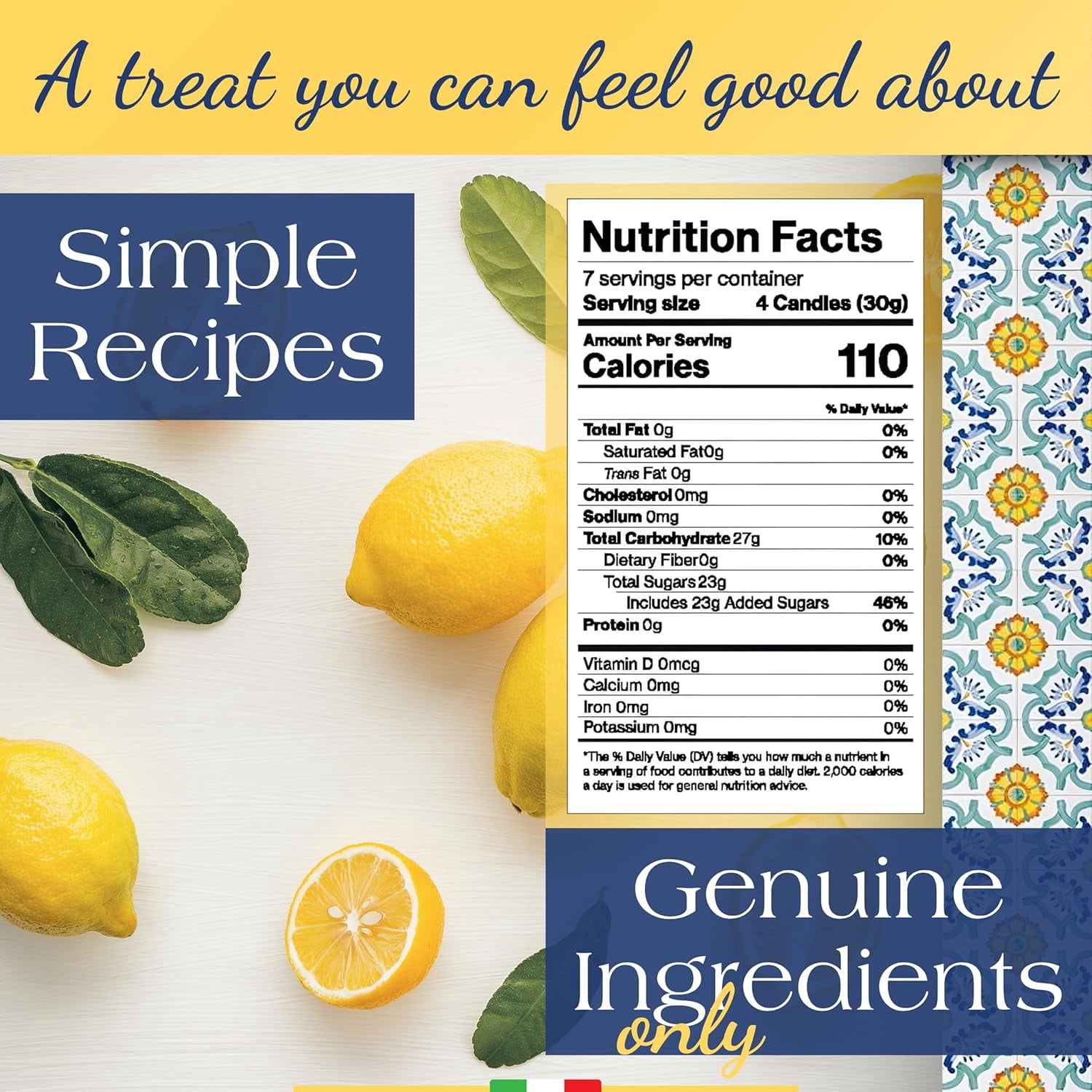 Perle di Sole Italian Lemon Drops, Bulk Case Pack of 12 (7.05 oz) Bags - Individually Wrapped Hard Candy - Made with Essential Oils of Amalfi Coast P.G.I. Lemon - Italian Imported Gifts From Italy