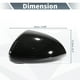 thumbnail image 4 of Reemplazo de tapa de espejo retrovisor lateral izquierdo y derecho de Unique Bargains en negro brillante para Vauxhall/Opel Corsa D Corsa E 2006-2019, no para espejos con luz de señal de giro, 4 of 7