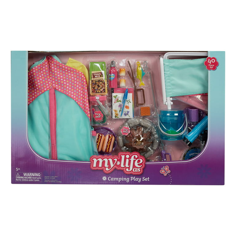 My Life As Camping Play Set for 18 Dolls, 40 Pieces 