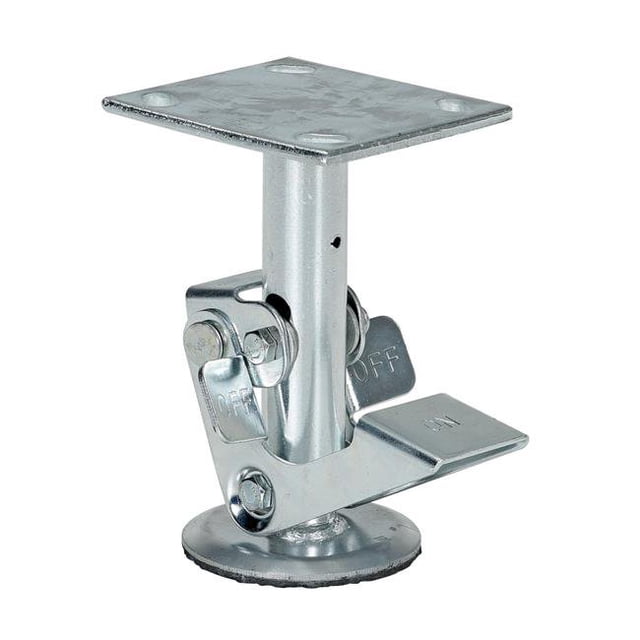 Vestil Manufacturing FL-LK-6EM Serrure de Sol Milieu Utilisé avec 6 Po Roulette