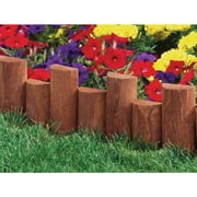 Greenes Fence Cedar Flexible Half-Log 5” x 18” Garden Border Edging