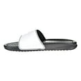 thumbnail image 4 of Nike Benassi JDI Men's Slides Black/Pure Platinum 343880-015, 4 of 6