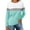 Mint Green, variant on Womens Tops Women's Color Block Tunic Tops Casual Long Sleeve Shirts Round Neck Pullover Colorblock Tops for Women Grey L