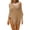 Beige, variant on Off Shoulder Open Knit Poncho for Women, Sheer Mesh Cape Cover Up - Boho Pointed Hem Beach Tunic Top Gold