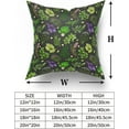 thumbnail image 5 of GZHJMY Green Plants Pillow Covers 18x18 - Sping Summer Herbs Throw Pillow Covers Set of 2 Decorative Natural Wilflowers Leaves Cushion Pillowcase Sofa Square Print for Sofa Bedroom Home Decor, 5 of 7
